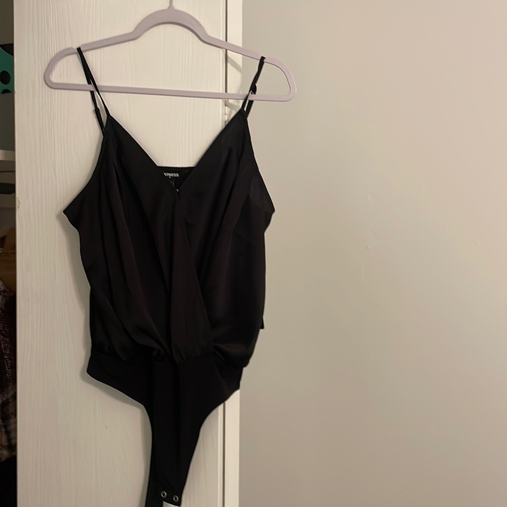 Express Lg blk body suit